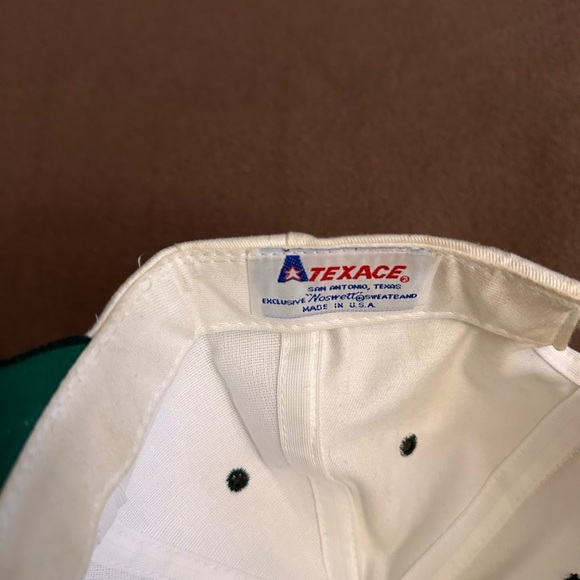 Vintage 1997 Mercedes Benz Motorsport Strapback Men’s Hat Green White Cap Hat 97 - Picture 5 of 5